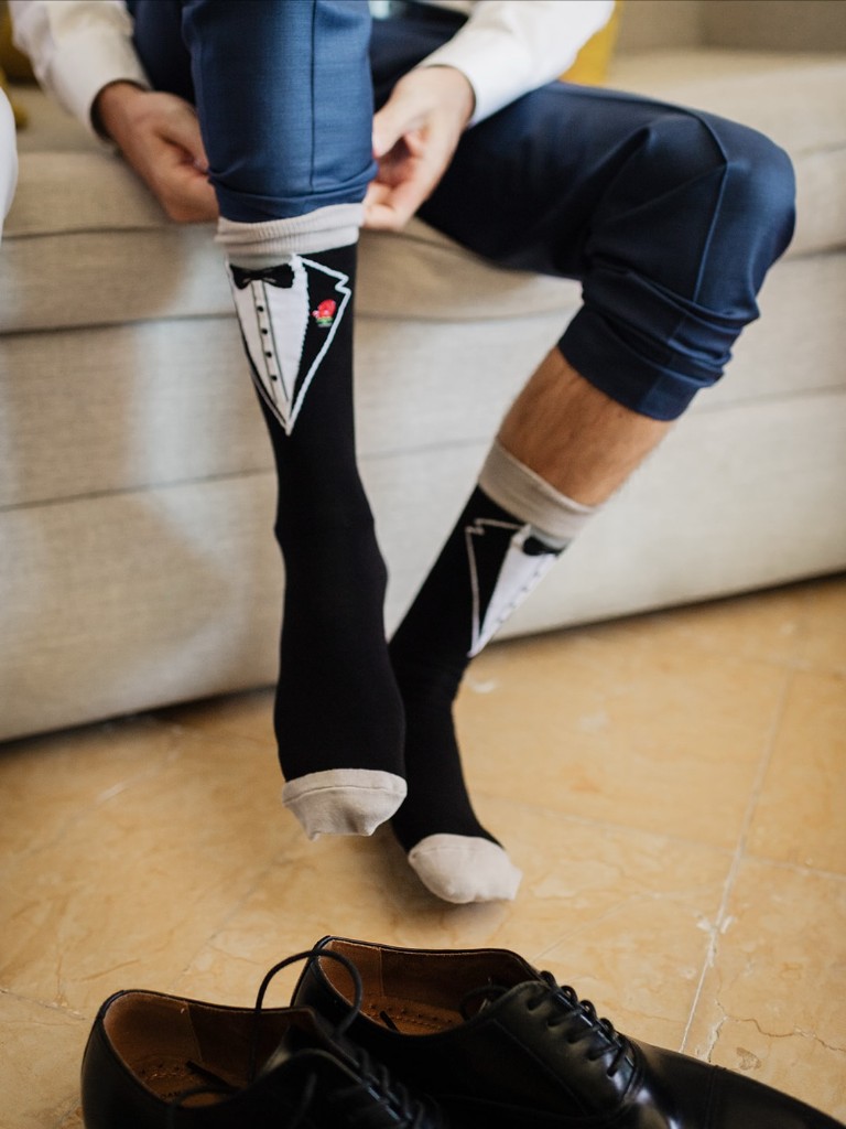 Groom getting ready — Cabo destination wedding