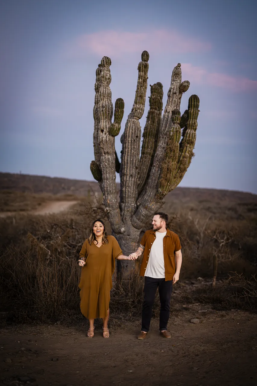 Ellery and Amber in Baja California Sur — engagement photography by Carlos Plazola