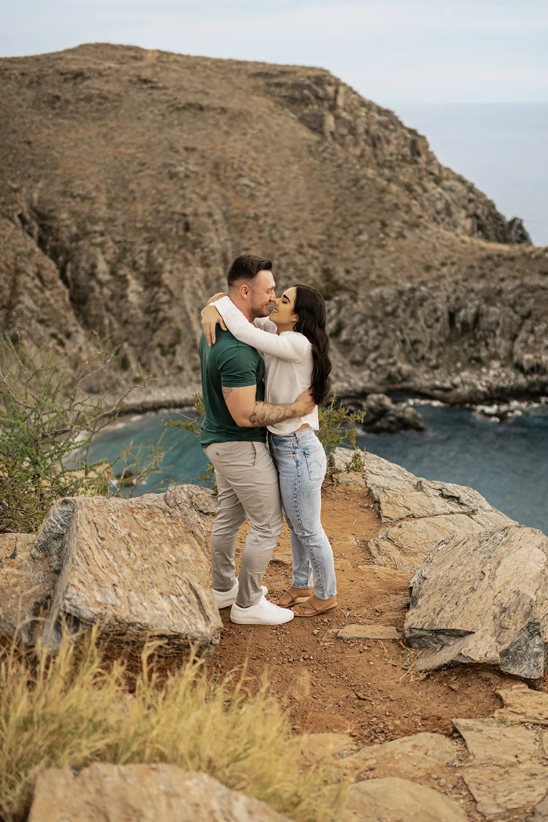 Janae & Wolf — A Punta Lobos Engagement Session