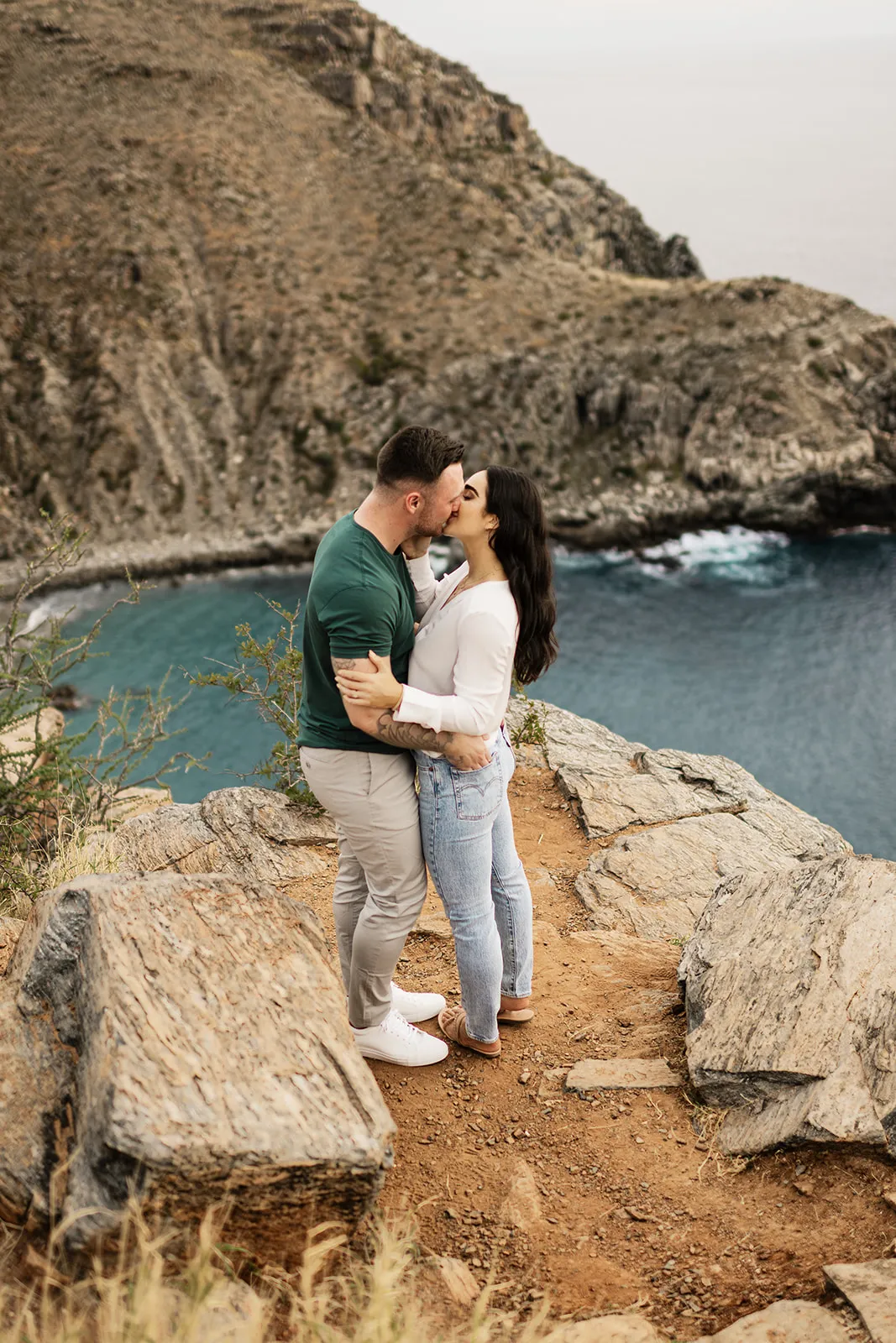 Janae and Wolf at Punta Lobos, Baja — engagement photography by Carlos Plazola