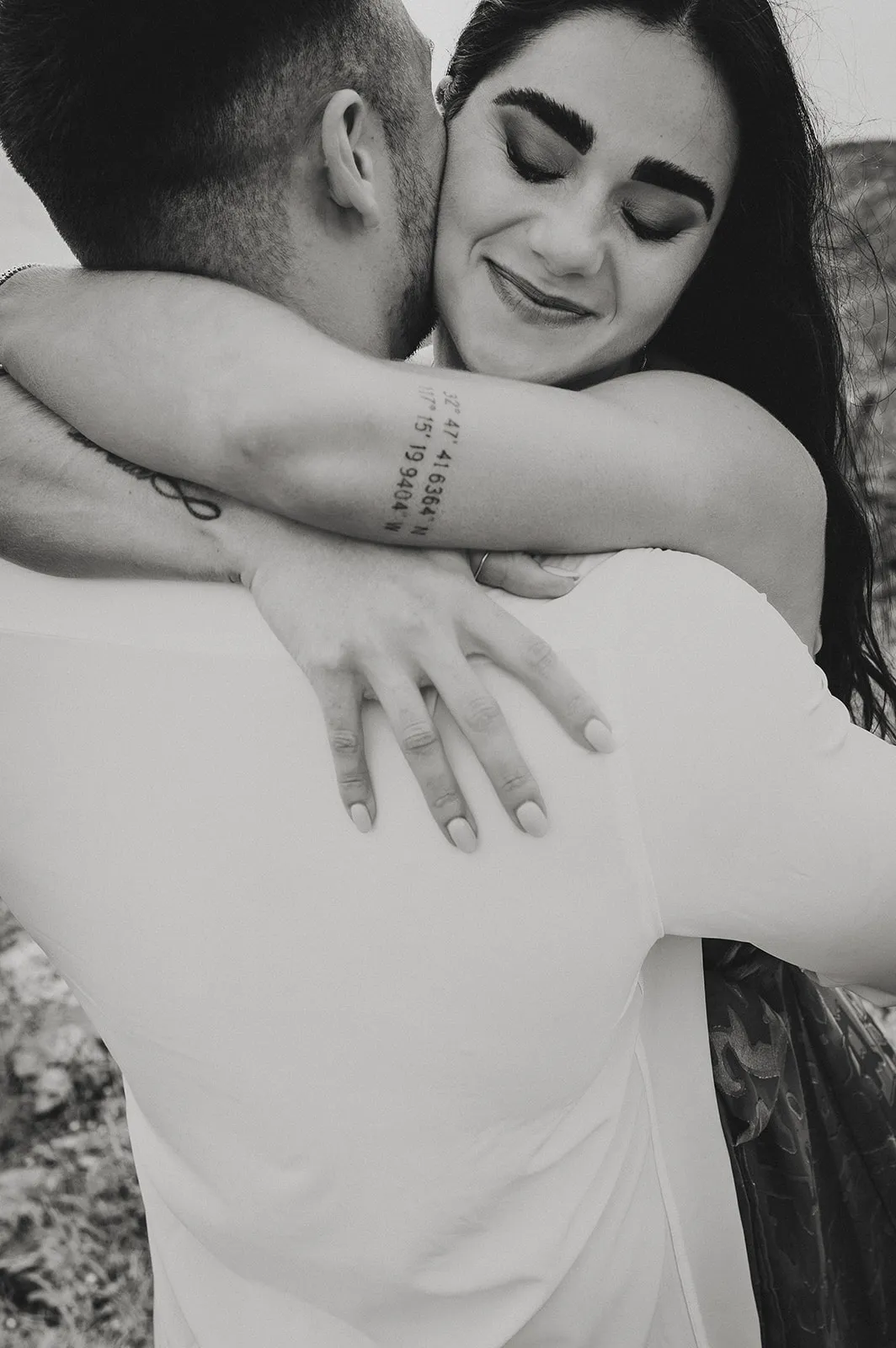 Janae and Wolf engagement session at Punta Lobos — photography by Carlos Plazola