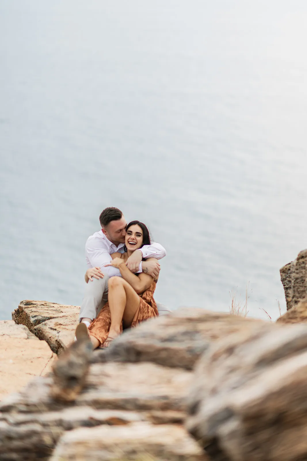 Engagement photography of Janae and Wolf at Punta Lobos — Carlos Plazola
