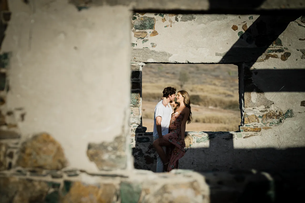 Kamrynn and Brock at Playa de Gaspareño, Cabo — engagement photography by Carlos Plazola